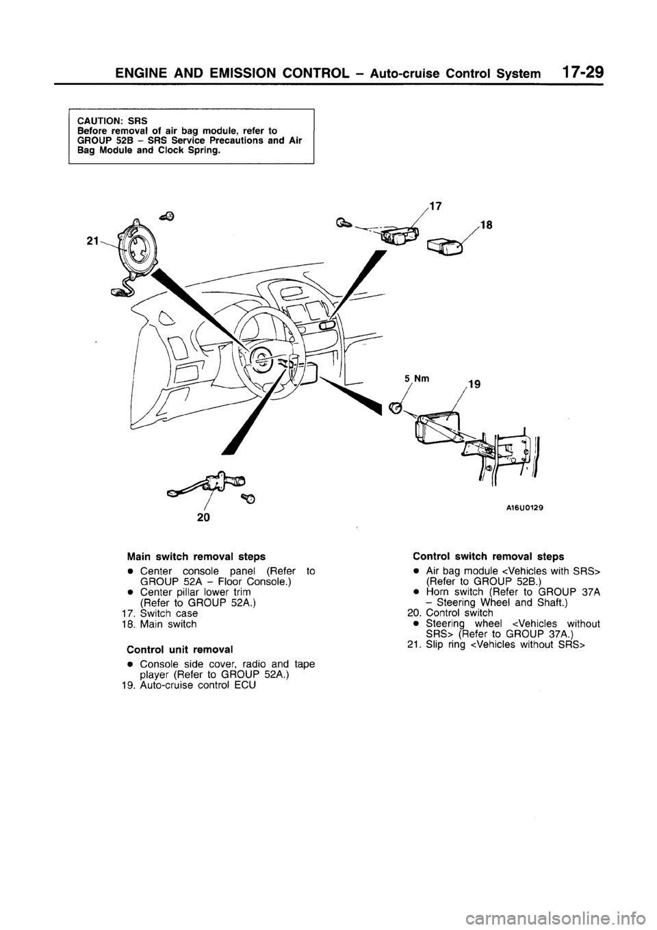 MITSUBISHI CARISMA 1996 Workshop Manual MITSUBISHI CARISMA 1996 Workshop Manual