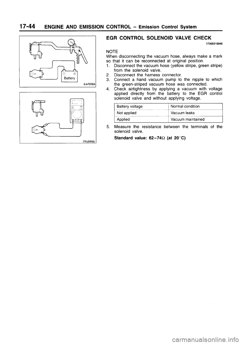 MITSUBISHI CARISMA 1996 Workshop Manual MITSUBISHI CARISMA 1996 Workshop Manual