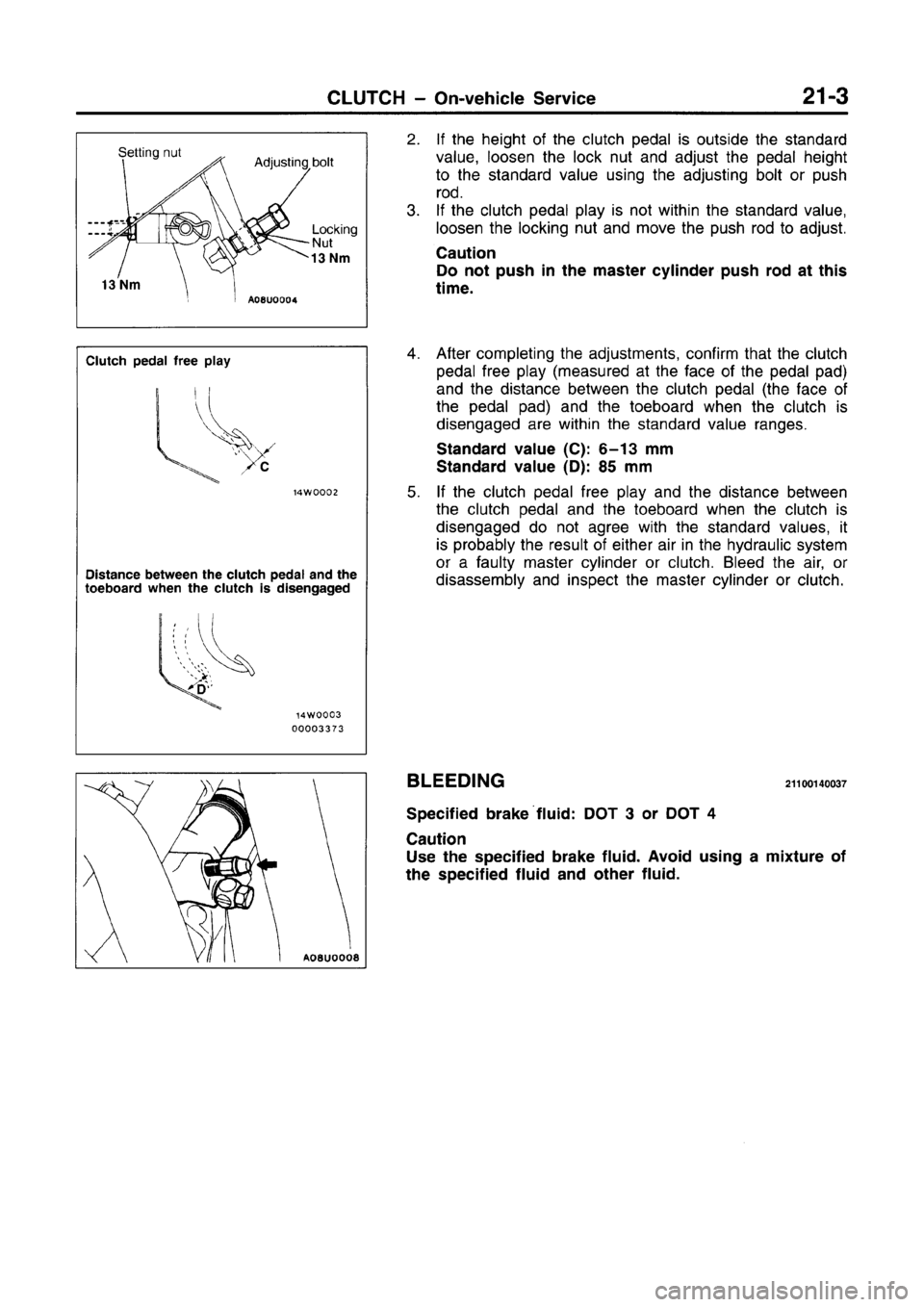 MITSUBISHI CARISMA 1996 Workshop Manual MITSUBISHI CARISMA 1996 Workshop Manual