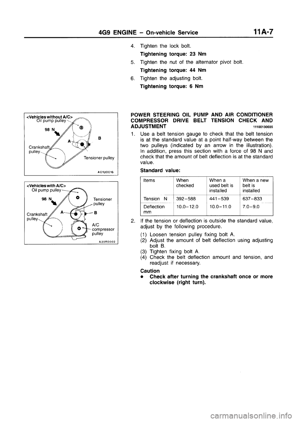 MITSUBISHI CARISMA 1996 Owners Guide MITSUBISHI CARISMA 1996 Owners Guide