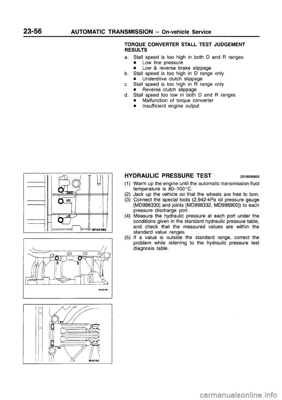 MITSUBISHI CARISMA 1996 Workshop Manual MITSUBISHI CARISMA 1996 Workshop Manual