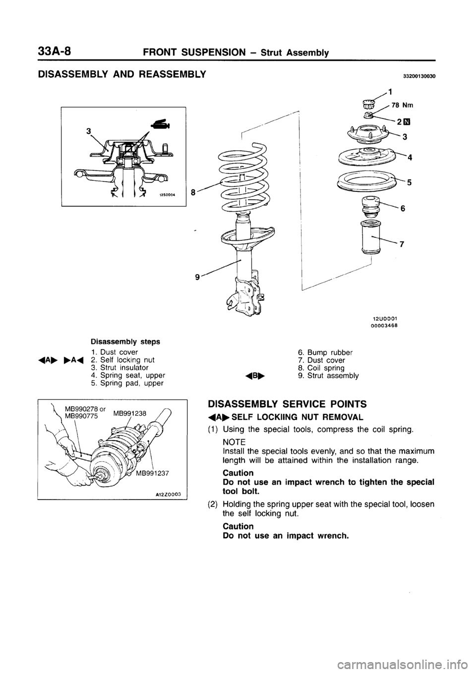 MITSUBISHI CARISMA 1996 Workshop Manual MITSUBISHI CARISMA 1996 Workshop Manual
