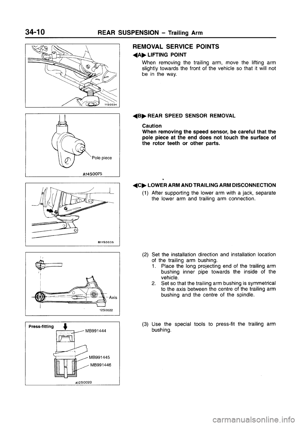 MITSUBISHI CARISMA 1996 Workshop Manual MITSUBISHI CARISMA 1996 Workshop Manual