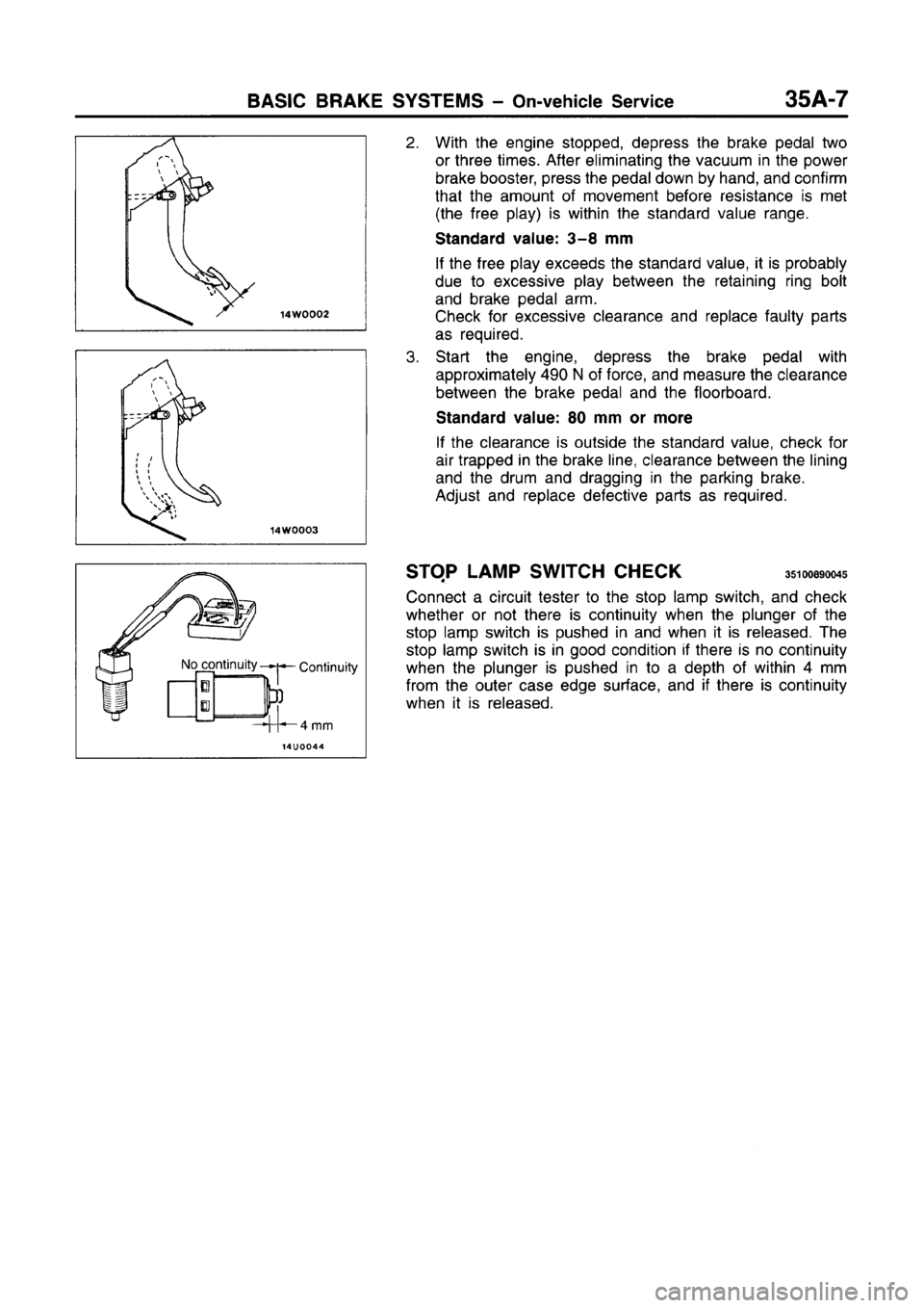 MITSUBISHI CARISMA 1996 Workshop Manual MITSUBISHI CARISMA 1996 Workshop Manual