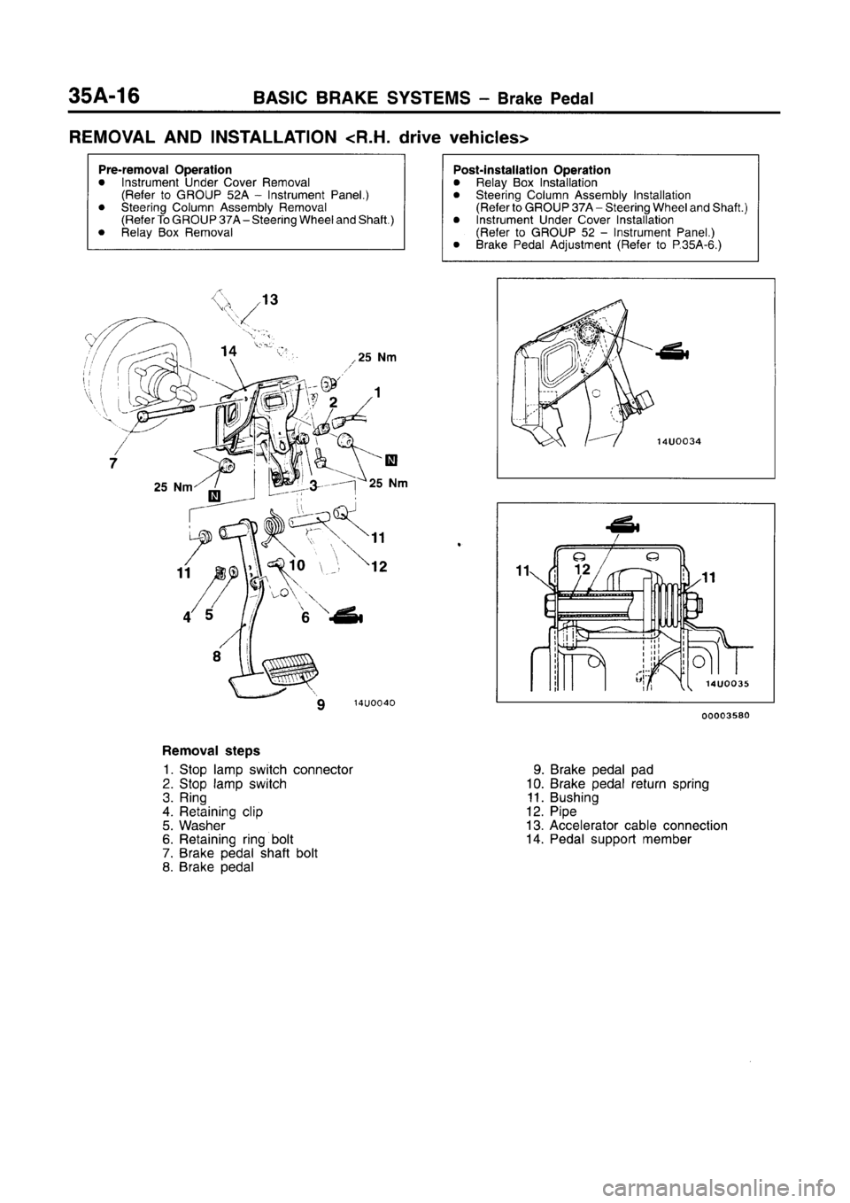 MITSUBISHI CARISMA 1996 Workshop Manual MITSUBISHI CARISMA 1996 Workshop Manual