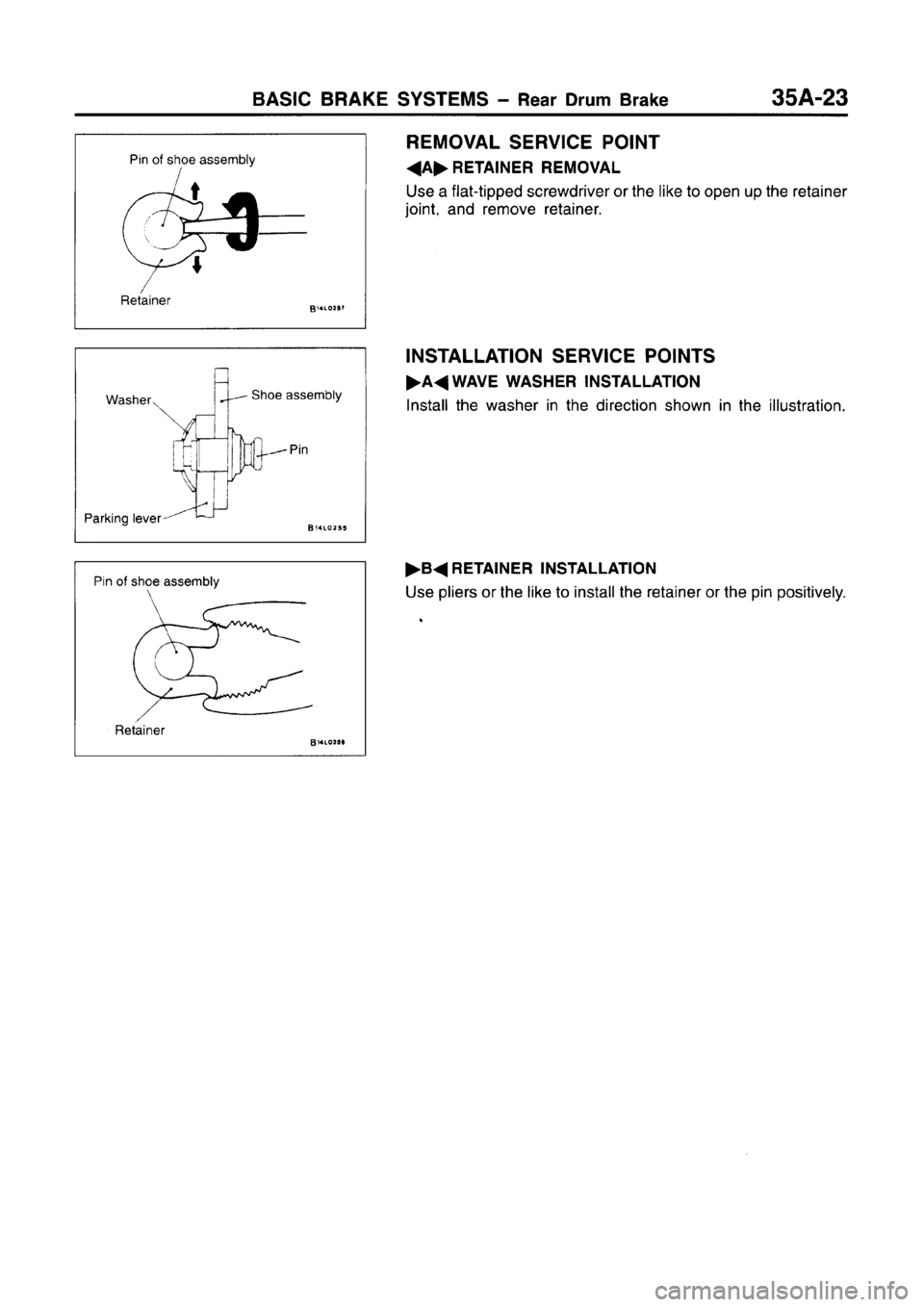 MITSUBISHI CARISMA 1996 Workshop Manual MITSUBISHI CARISMA 1996 Workshop Manual
