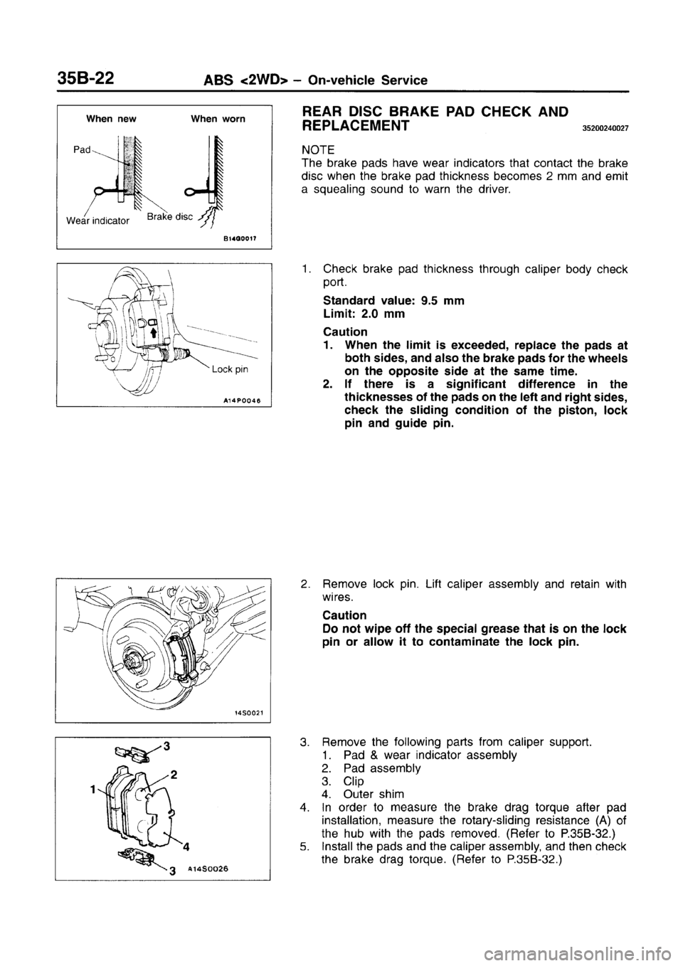 MITSUBISHI CARISMA 1996 Workshop Manual MITSUBISHI CARISMA 1996 Workshop Manual