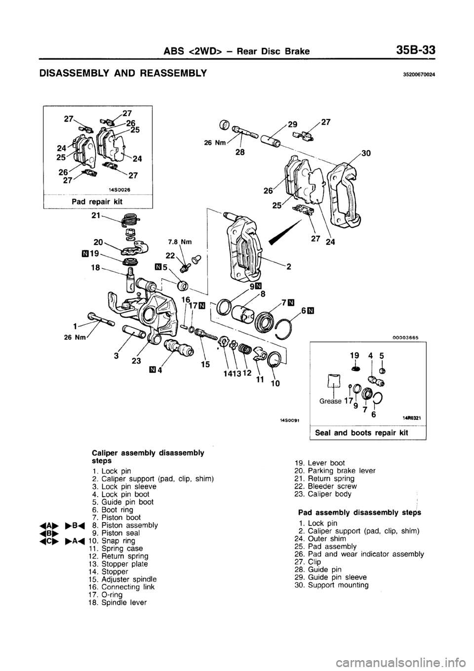MITSUBISHI CARISMA 1996 Workshop Manual MITSUBISHI CARISMA 1996 Workshop Manual