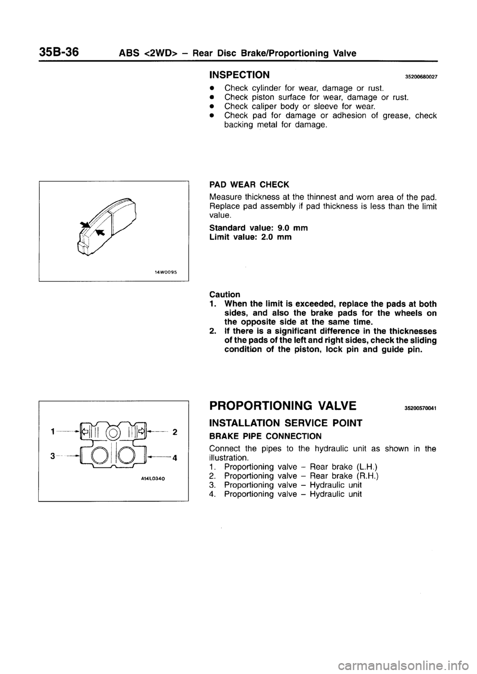 MITSUBISHI CARISMA 1996 Workshop Manual MITSUBISHI CARISMA 1996 Workshop Manual