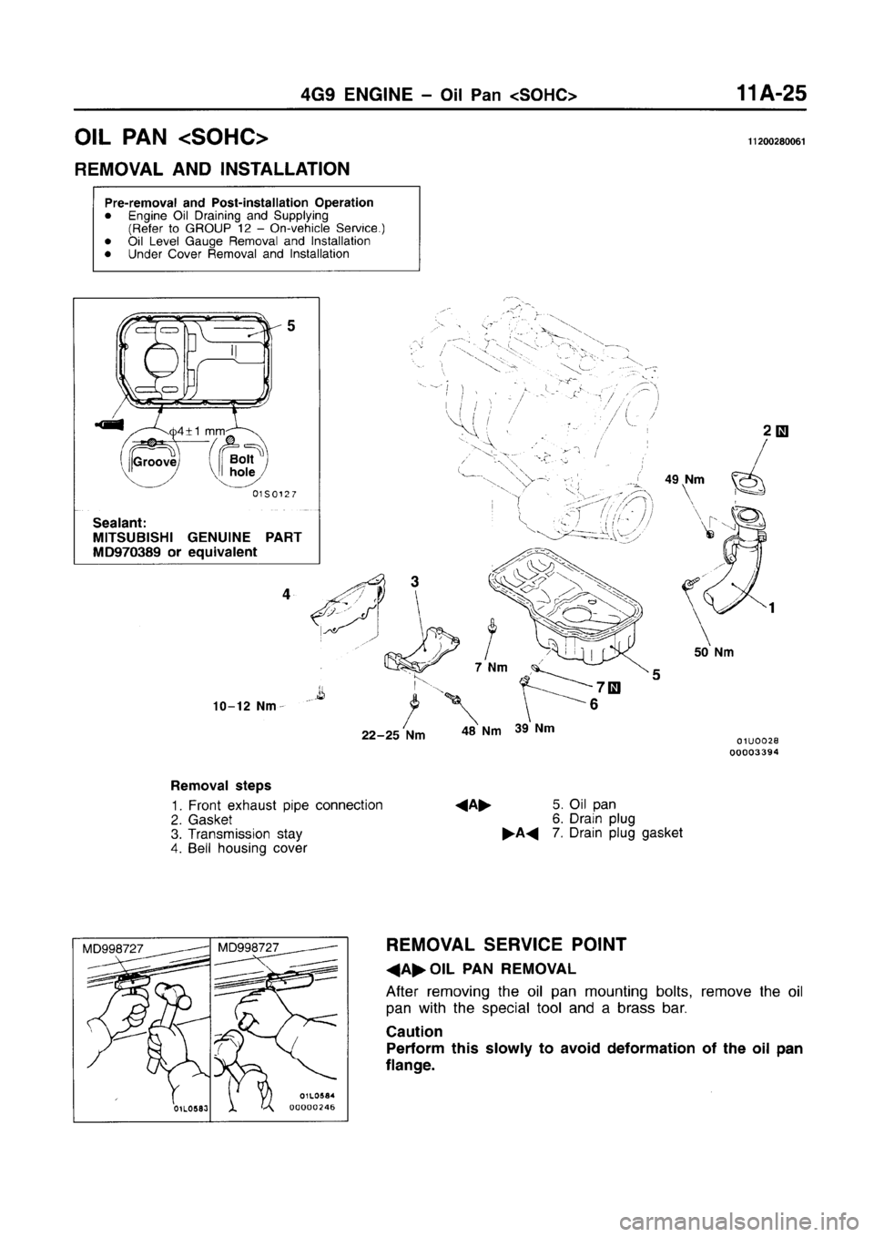 MITSUBISHI CARISMA 1996 Repair Manual MITSUBISHI CARISMA 1996 Repair Manual