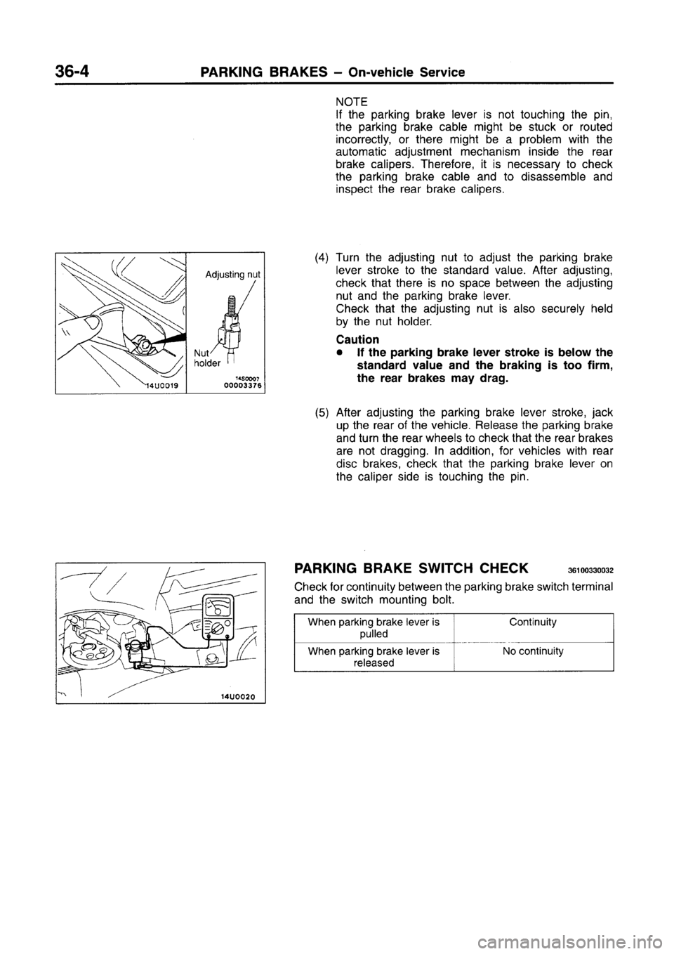 MITSUBISHI CARISMA 1996 Workshop Manual MITSUBISHI CARISMA 1996 Workshop Manual