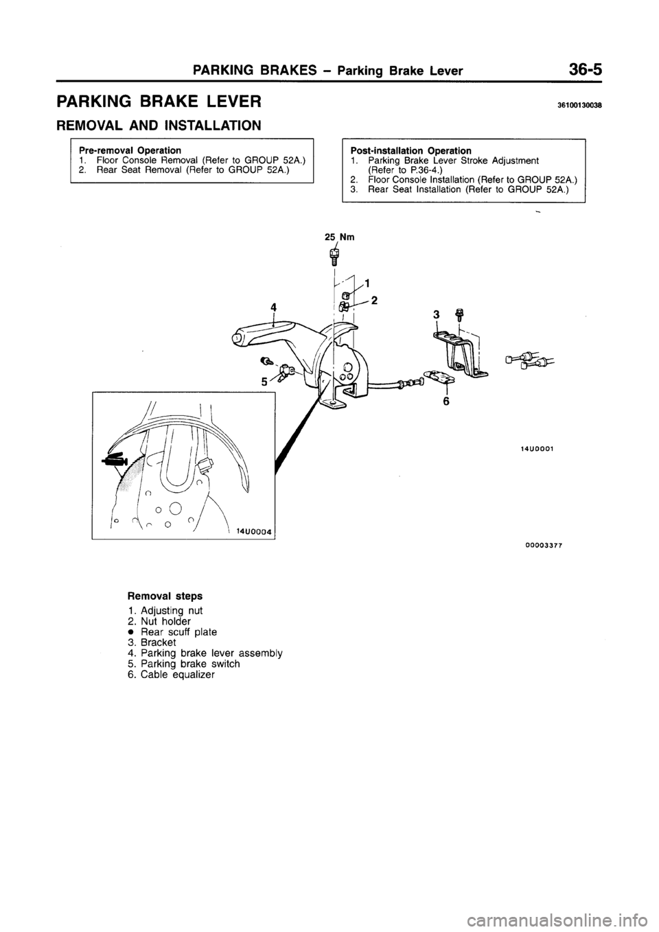 MITSUBISHI CARISMA 1996 Workshop Manual MITSUBISHI CARISMA 1996 Workshop Manual
