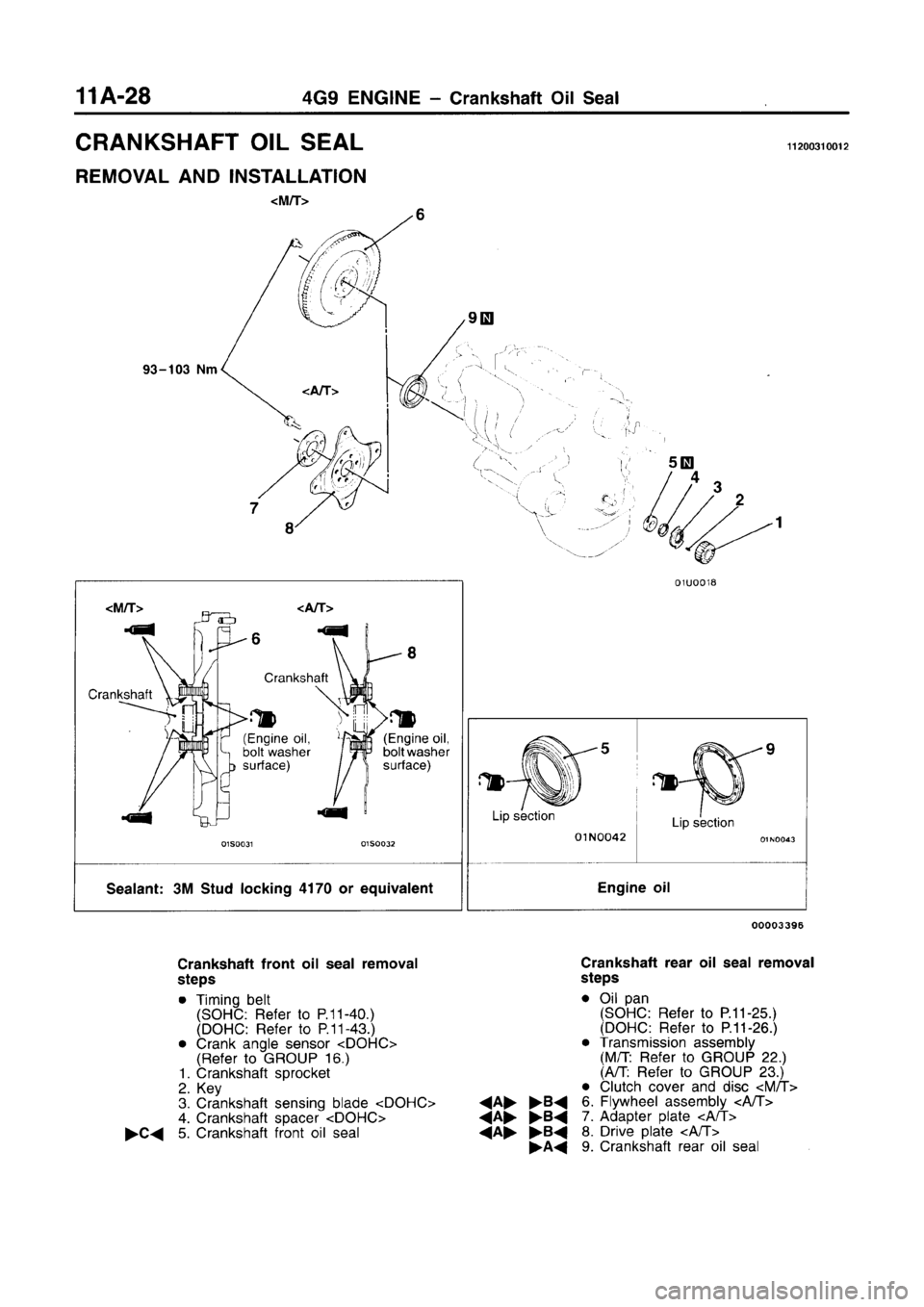 MITSUBISHI CARISMA 1996 Repair Manual MITSUBISHI CARISMA 1996 Repair Manual