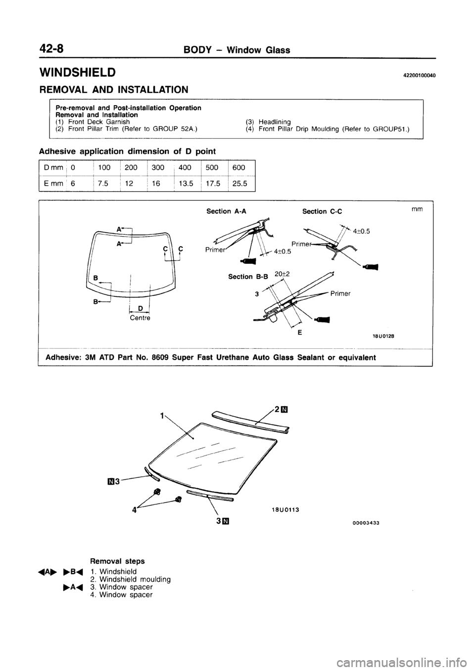 MITSUBISHI CARISMA 1996 Workshop Manual MITSUBISHI CARISMA 1996 Workshop Manual
