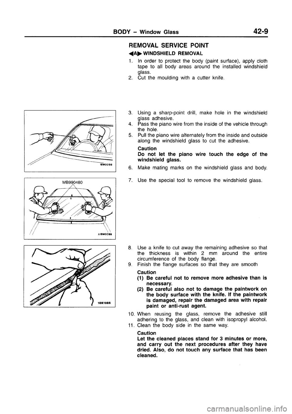 MITSUBISHI CARISMA 1996 Workshop Manual MITSUBISHI CARISMA 1996 Workshop Manual