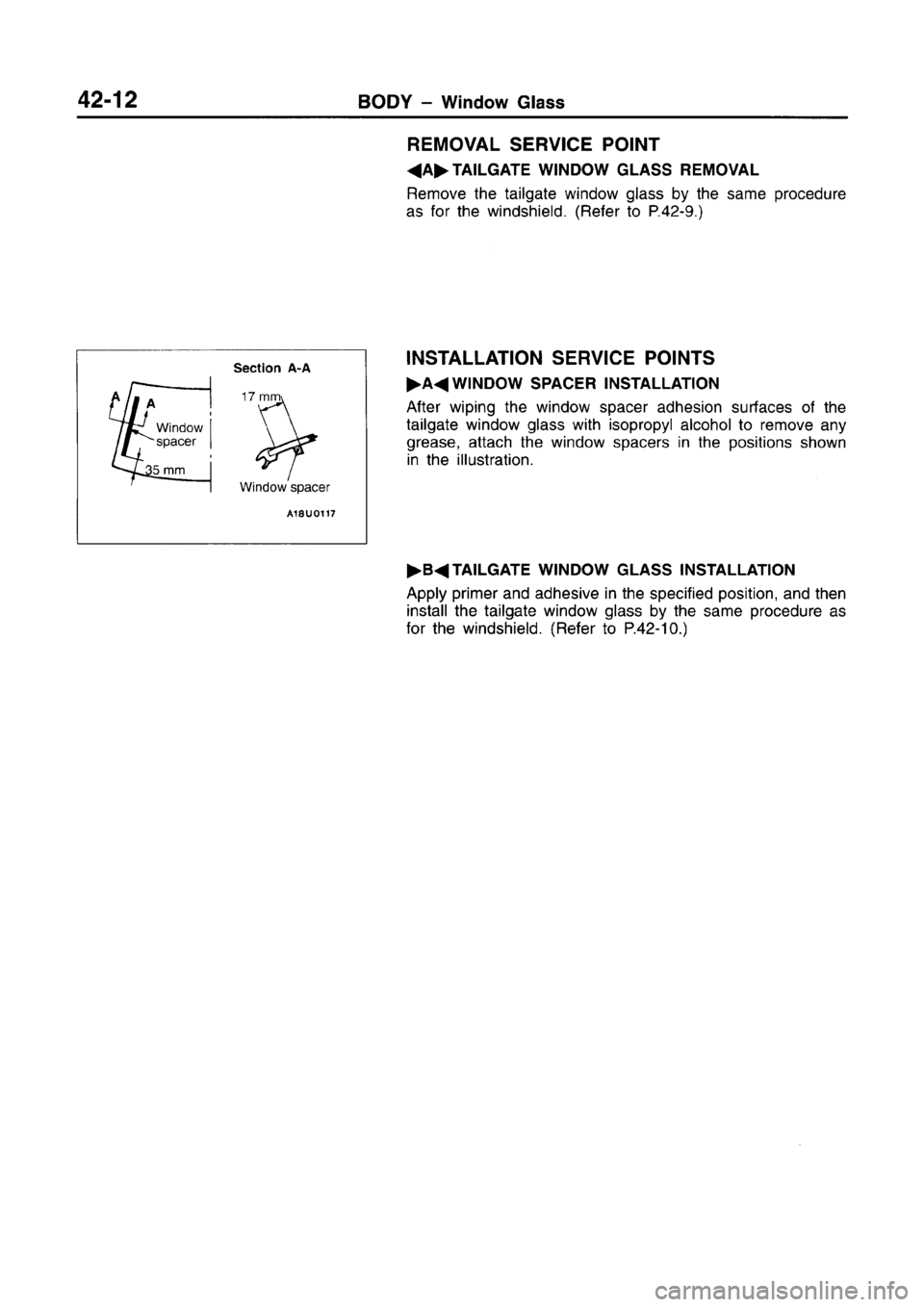 MITSUBISHI CARISMA 1996 Workshop Manual MITSUBISHI CARISMA 1996 Workshop Manual