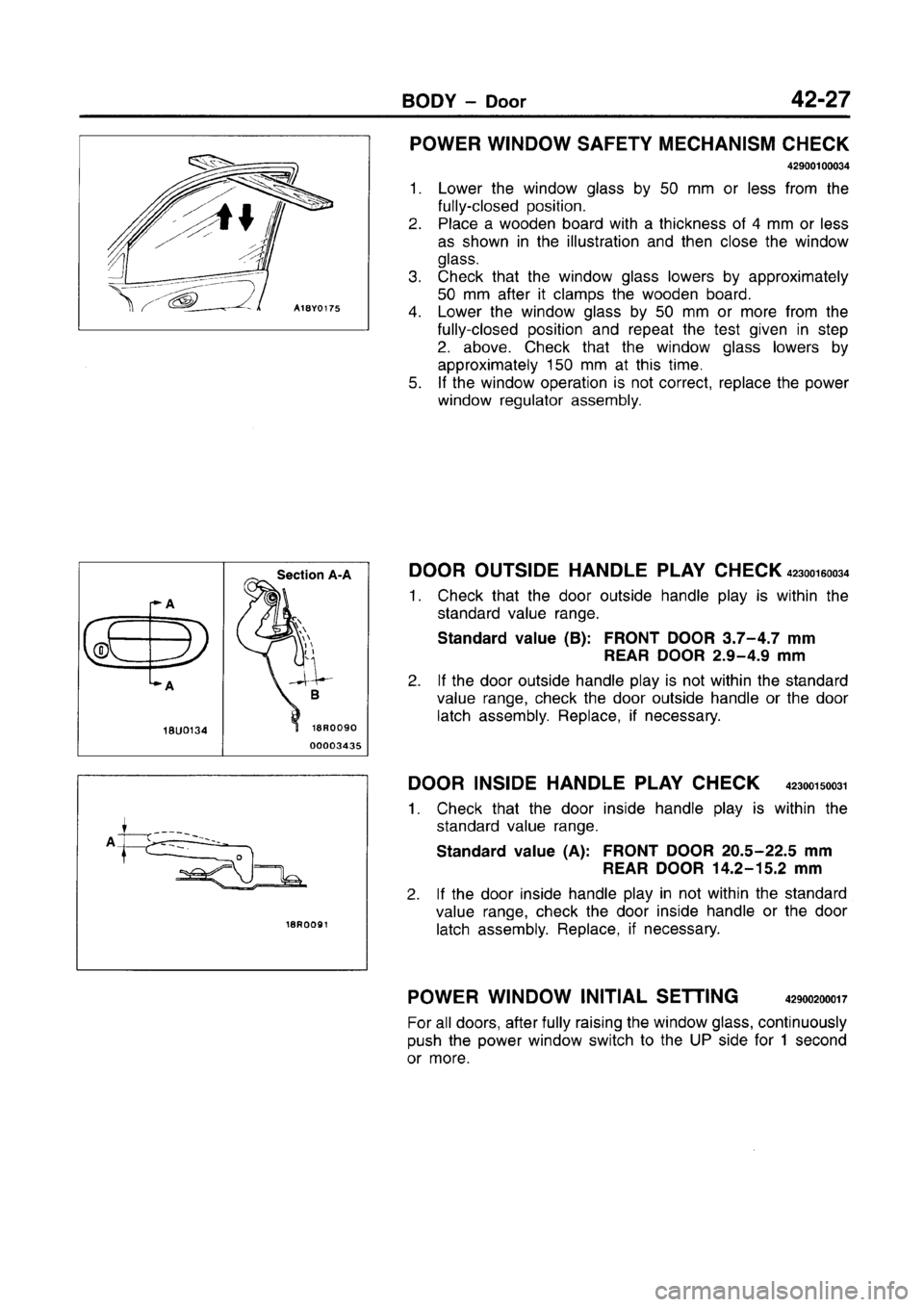 MITSUBISHI CARISMA 1996 Workshop Manual MITSUBISHI CARISMA 1996 Workshop Manual