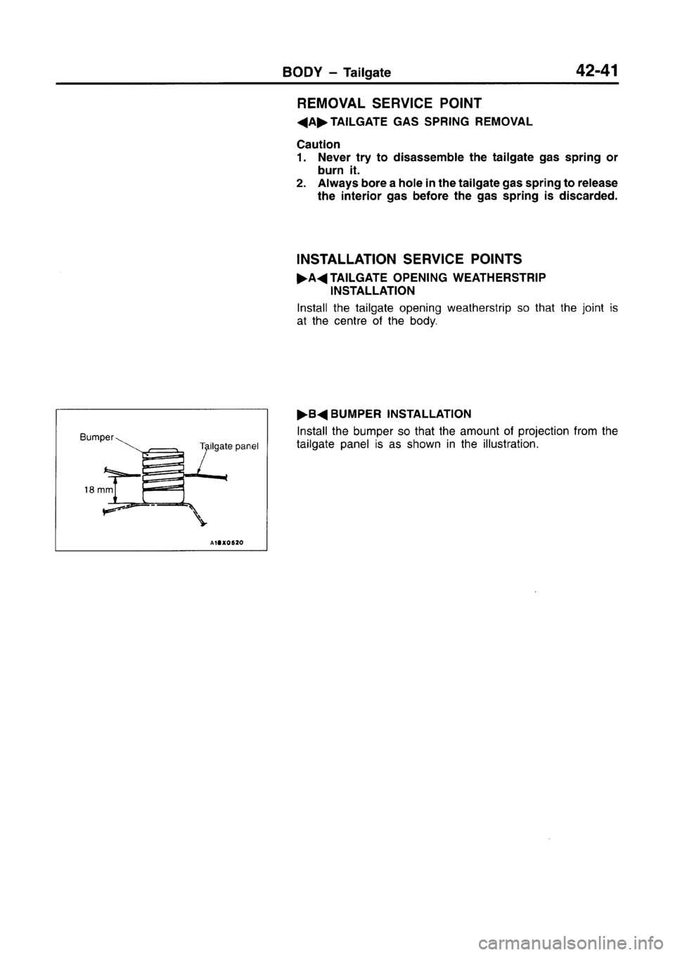 MITSUBISHI CARISMA 1996 Workshop Manual MITSUBISHI CARISMA 1996 Workshop Manual
