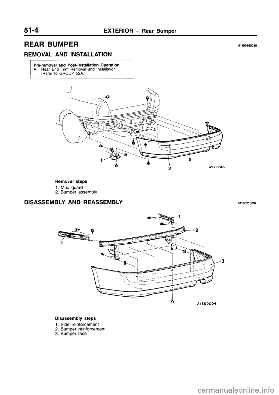 MITSUBISHI CARISMA 1996 Workshop Manual MITSUBISHI CARISMA 1996 Workshop Manual