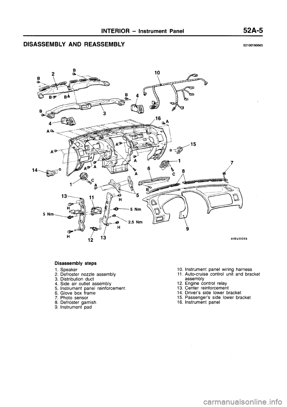 MITSUBISHI CARISMA 1996 Workshop Manual MITSUBISHI CARISMA 1996 Workshop Manual