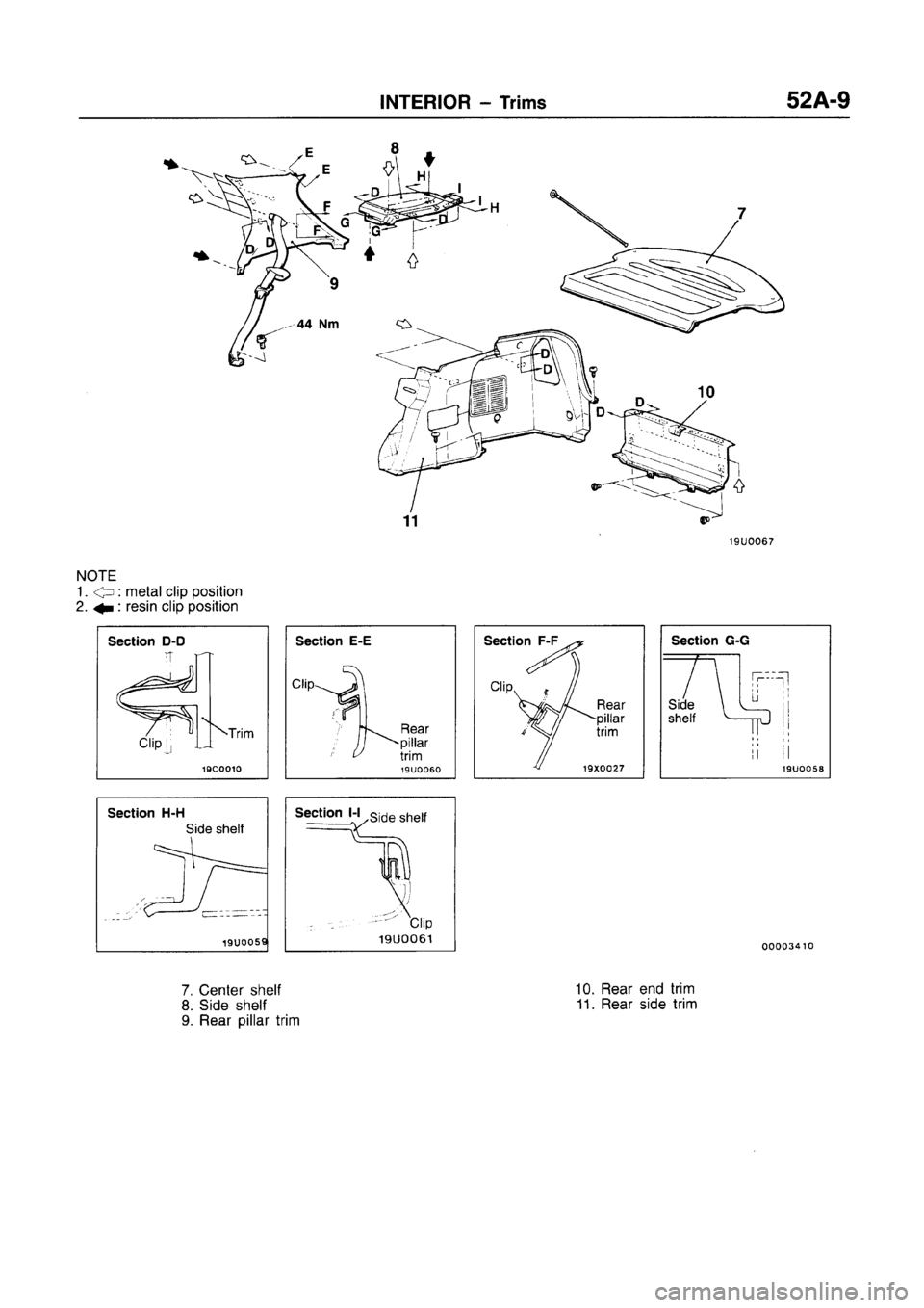 MITSUBISHI CARISMA 1996 Workshop Manual MITSUBISHI CARISMA 1996 Workshop Manual