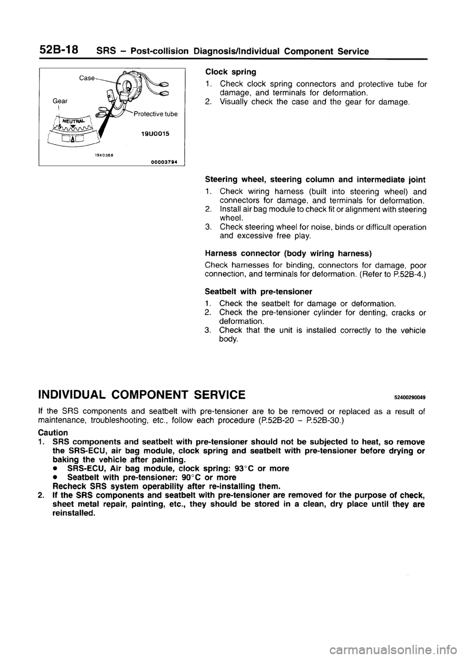 MITSUBISHI CARISMA 1996 Workshop Manual MITSUBISHI CARISMA 1996 Workshop Manual