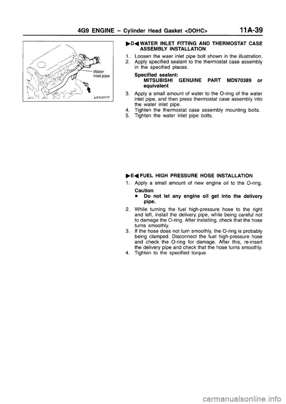 MITSUBISHI CARISMA 1996 Manual PDF MITSUBISHI CARISMA 1996 Manual PDF