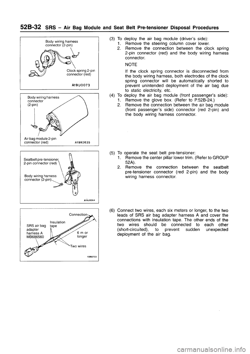 MITSUBISHI CARISMA 1996 Workshop Manual MITSUBISHI CARISMA 1996 Workshop Manual