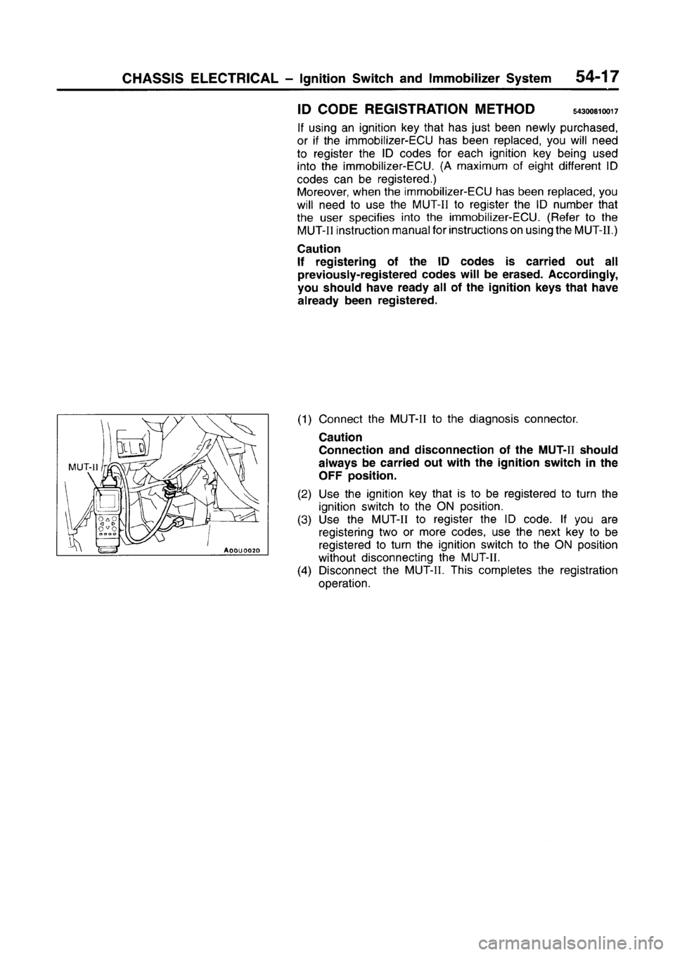 MITSUBISHI CARISMA 1996 Workshop Manual MITSUBISHI CARISMA 1996 Workshop Manual