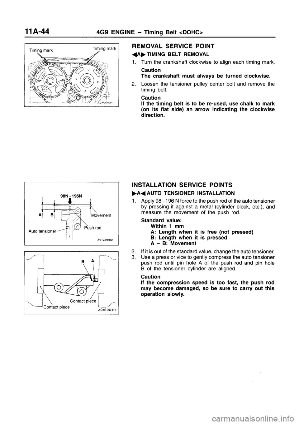 MITSUBISHI CARISMA 1996 Manual PDF MITSUBISHI CARISMA 1996 Manual PDF