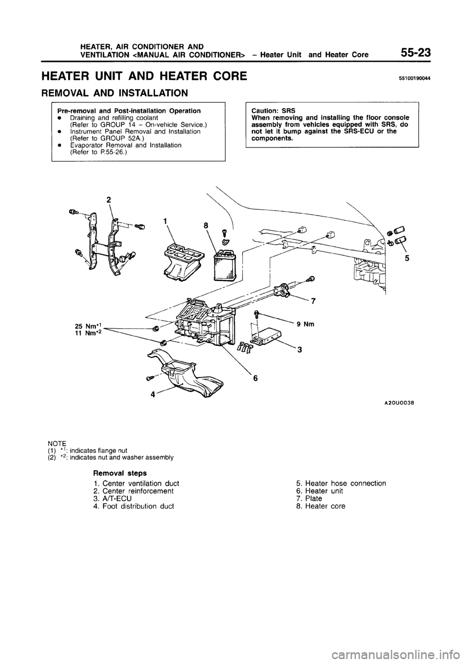 MITSUBISHI CARISMA 1996 Workshop Manual MITSUBISHI CARISMA 1996 Workshop Manual