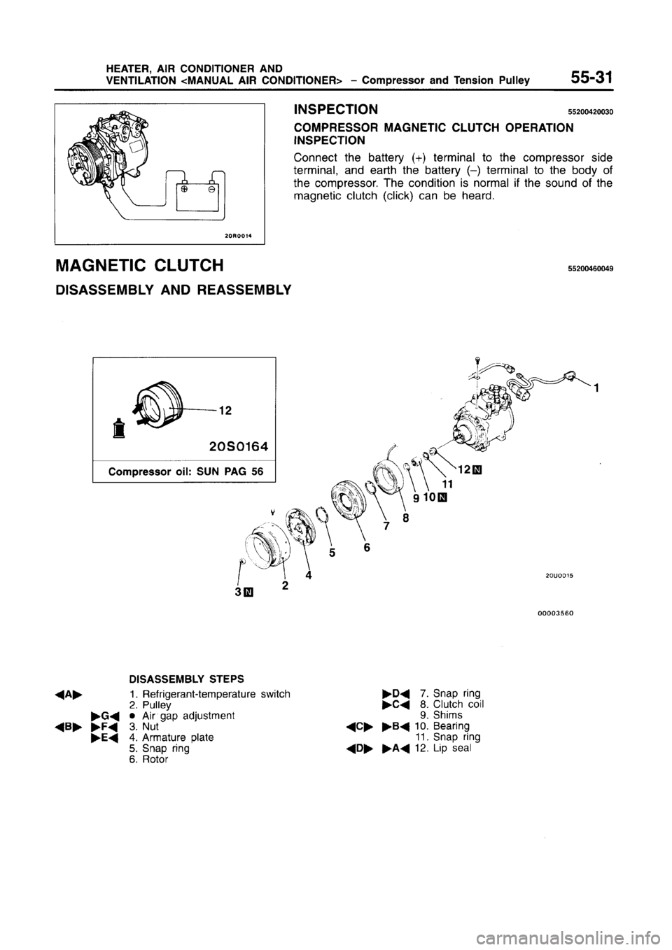 MITSUBISHI CARISMA 1996 Workshop Manual MITSUBISHI CARISMA 1996 Workshop Manual