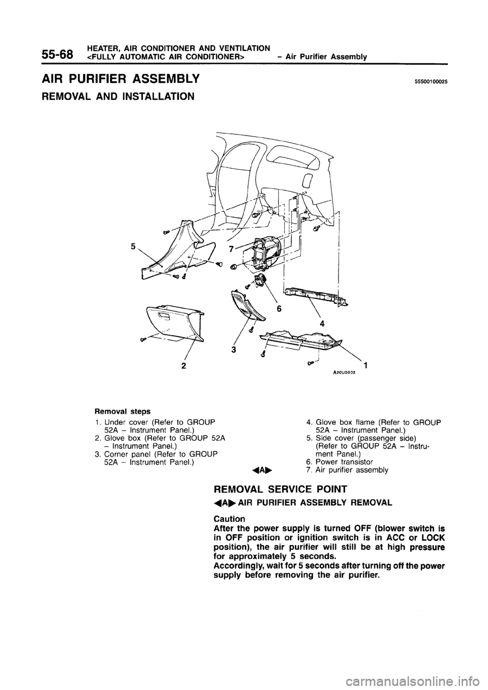 MITSUBISHI CARISMA 1996 Workshop Manual MITSUBISHI CARISMA 1996 Workshop Manual