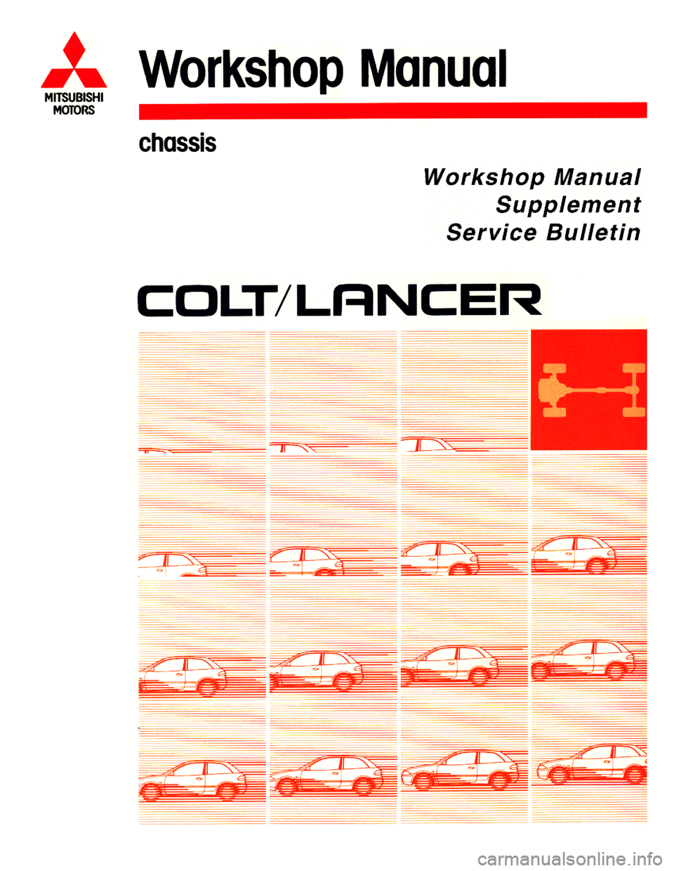 MITSUBISHI COLT 1992  Workshop Manual 