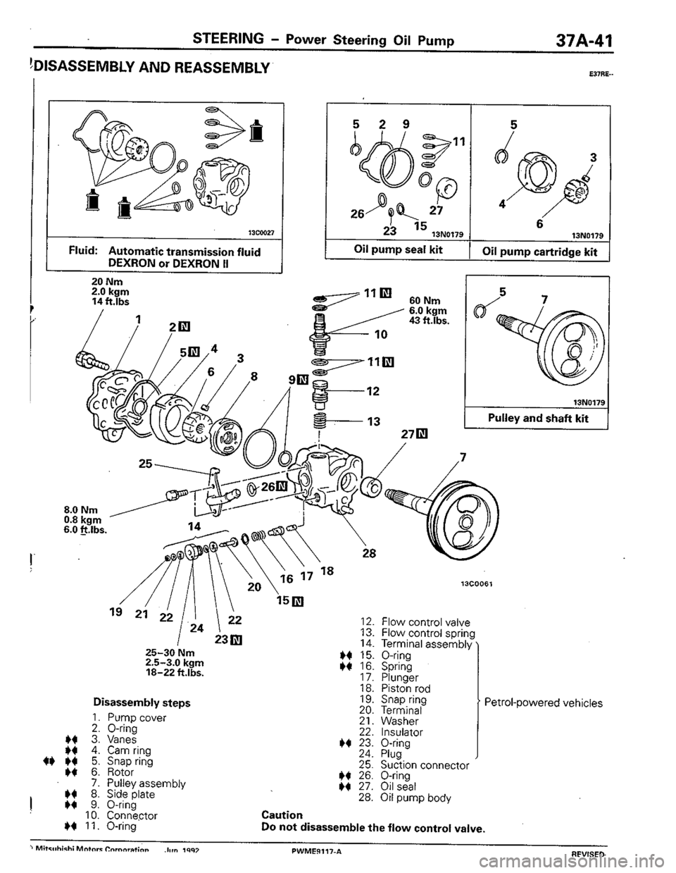 MITSUBISHI COLT 1992 Workshop Manual MITSUBISHI COLT 1992 Workshop Manual