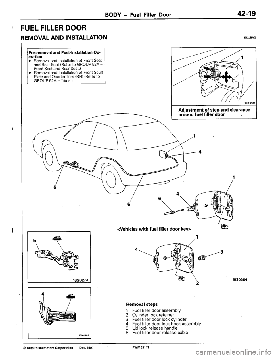 MITSUBISHI COLT 1992 Workshop Manual MITSUBISHI COLT 1992 Workshop Manual