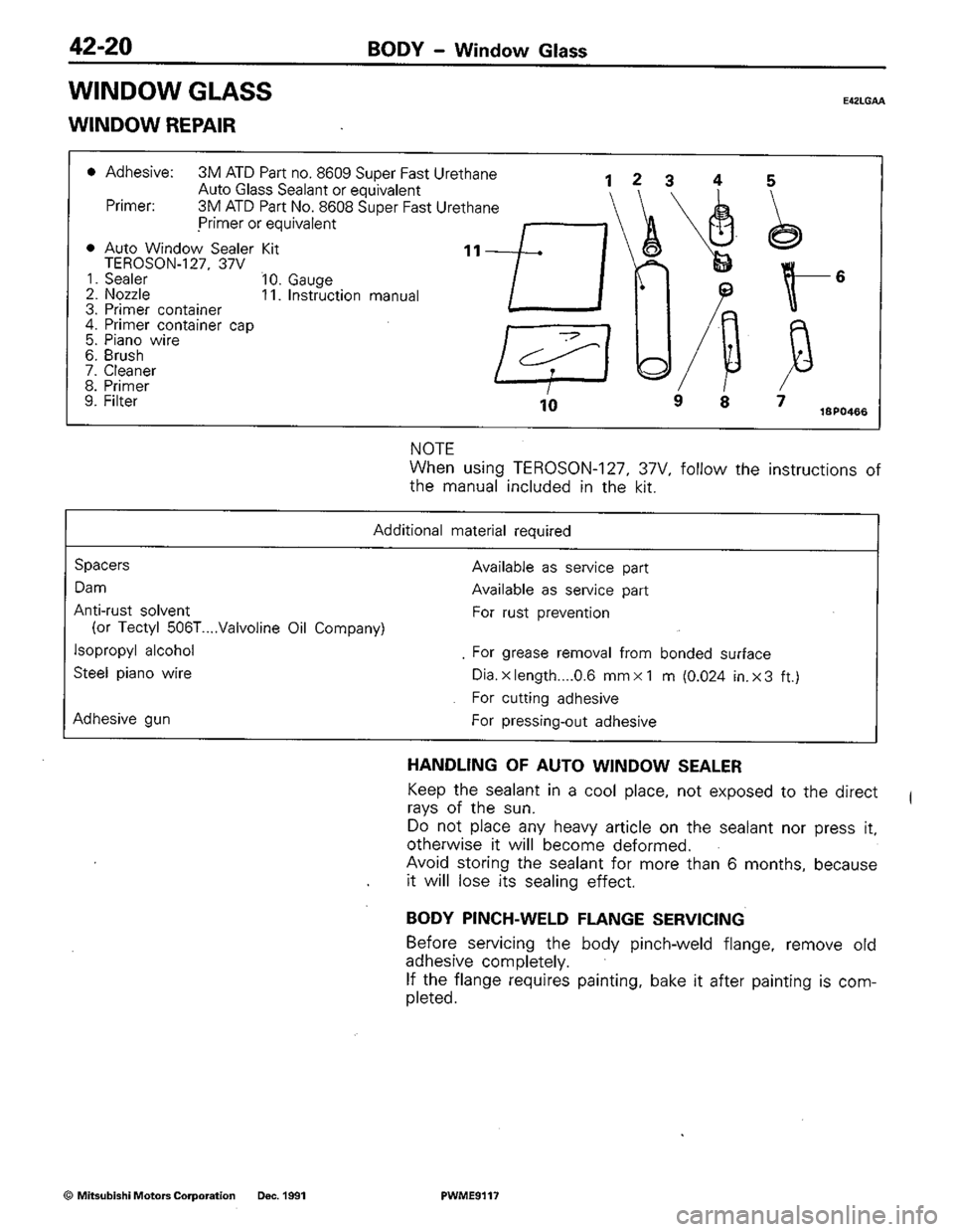 MITSUBISHI COLT 1992 Workshop Manual MITSUBISHI COLT 1992 Workshop Manual