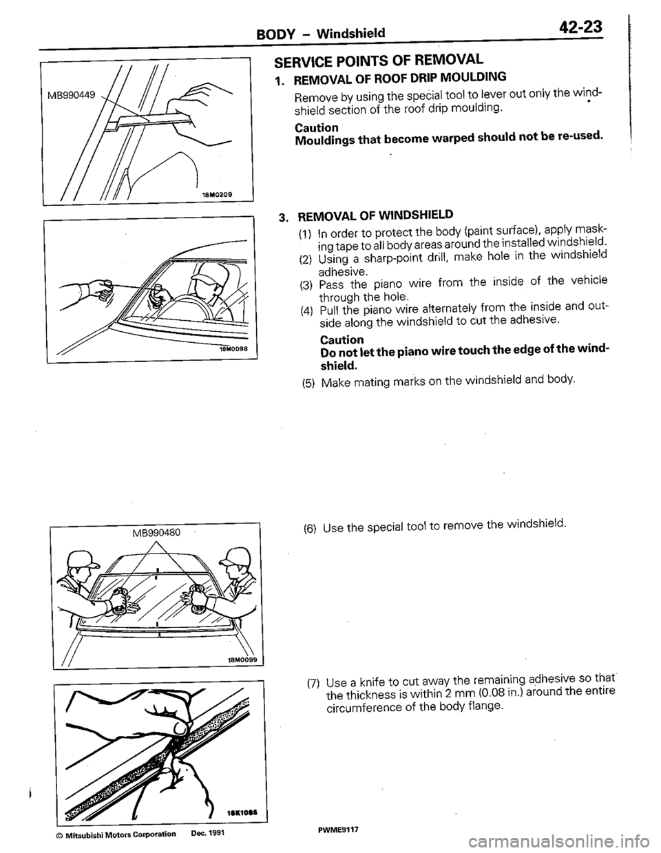 MITSUBISHI COLT 1992 Workshop Manual MITSUBISHI COLT 1992 Workshop Manual