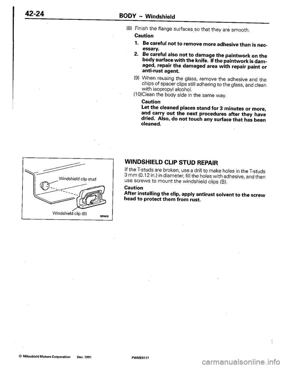MITSUBISHI COLT 1992 Workshop Manual MITSUBISHI COLT 1992 Workshop Manual
