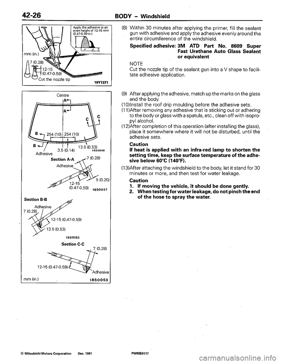 MITSUBISHI COLT 1992 Workshop Manual MITSUBISHI COLT 1992 Workshop Manual