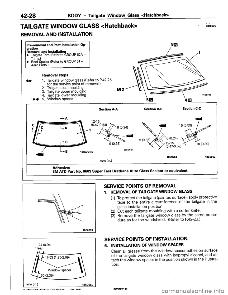 MITSUBISHI COLT 1992 Workshop Manual MITSUBISHI COLT 1992 Workshop Manual