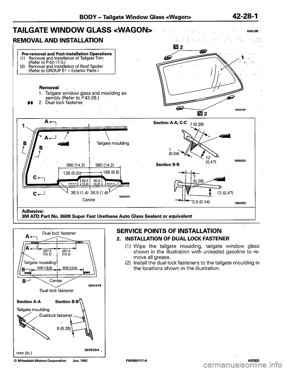 MITSUBISHI COLT 1992 Workshop Manual MITSUBISHI COLT 1992 Workshop Manual