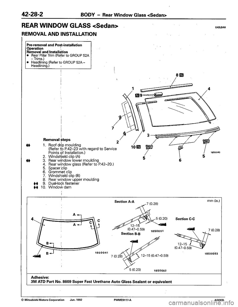 MITSUBISHI COLT 1992 Workshop Manual MITSUBISHI COLT 1992 Workshop Manual