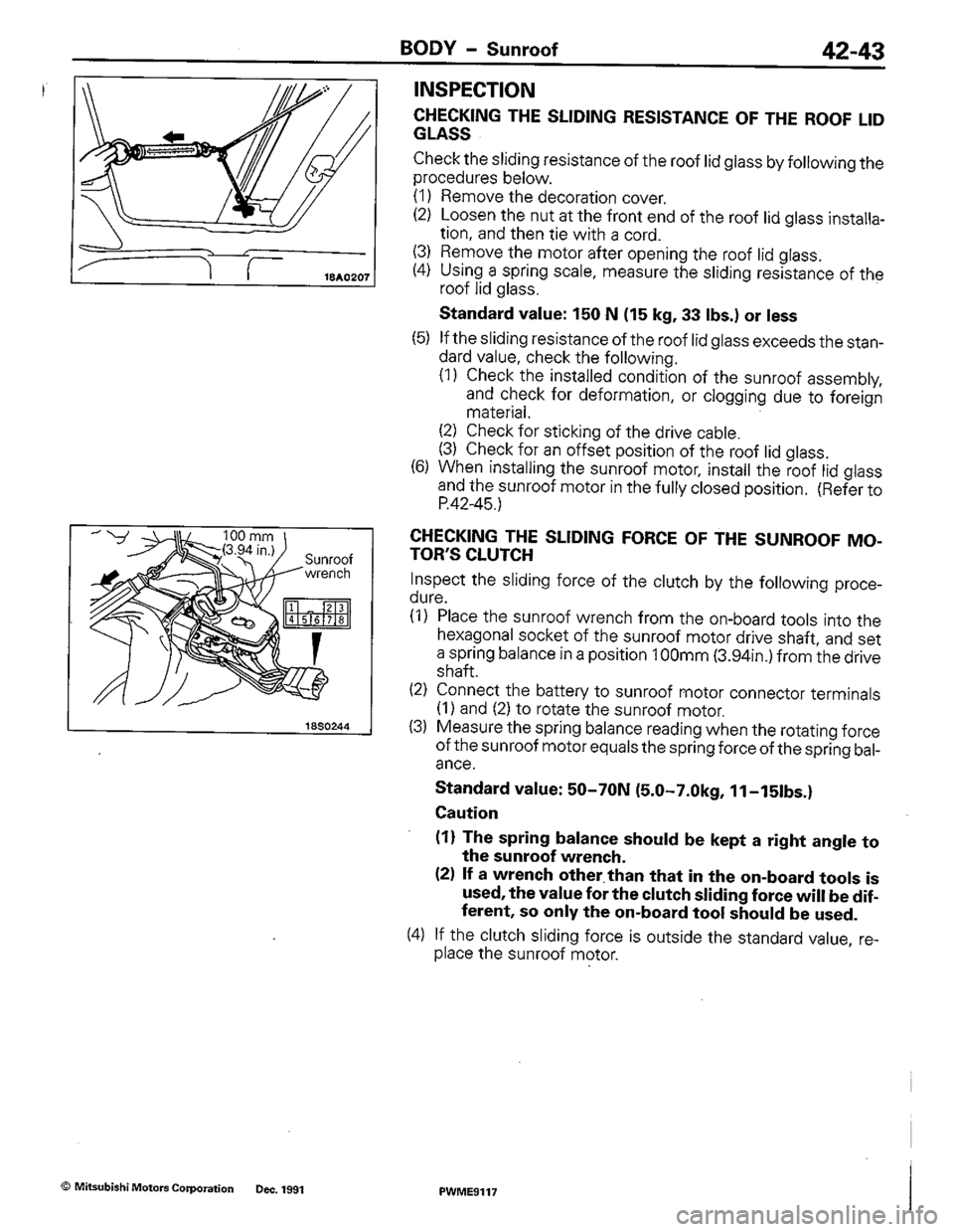 MITSUBISHI COLT 1992 Workshop Manual MITSUBISHI COLT 1992 Workshop Manual