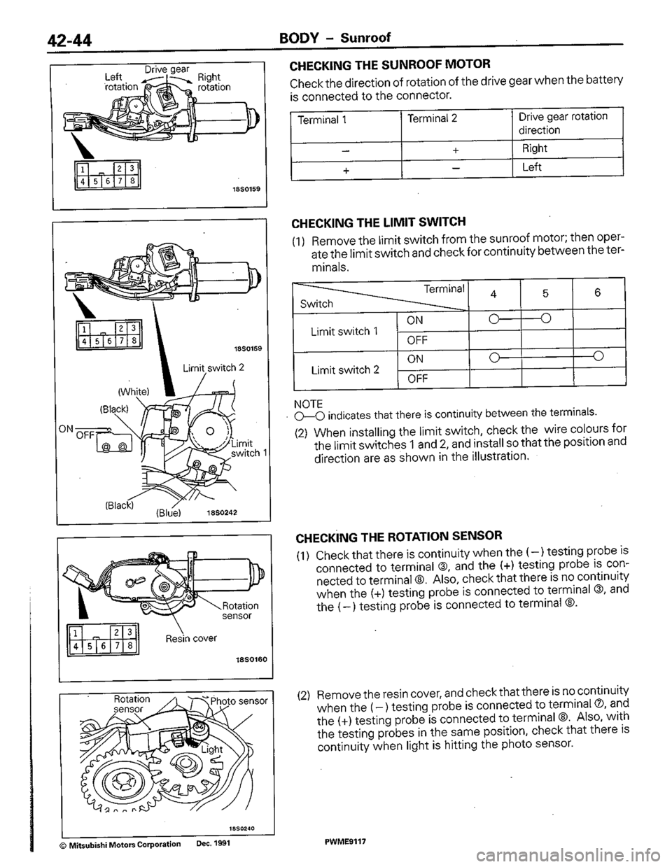 MITSUBISHI COLT 1992 Workshop Manual MITSUBISHI COLT 1992 Workshop Manual
