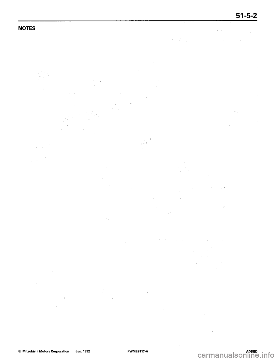 MITSUBISHI COLT 1992  Workshop Manual 