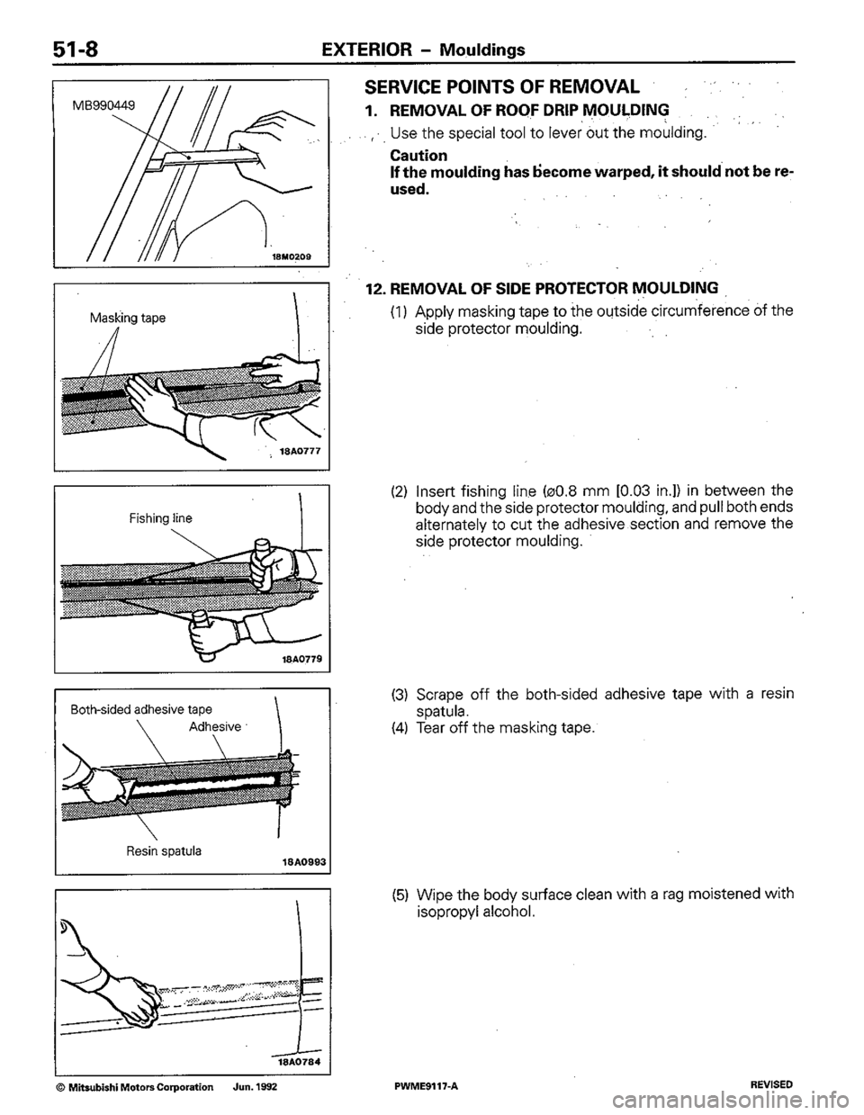 MITSUBISHI COLT 1992 Workshop Manual MITSUBISHI COLT 1992 Workshop Manual
