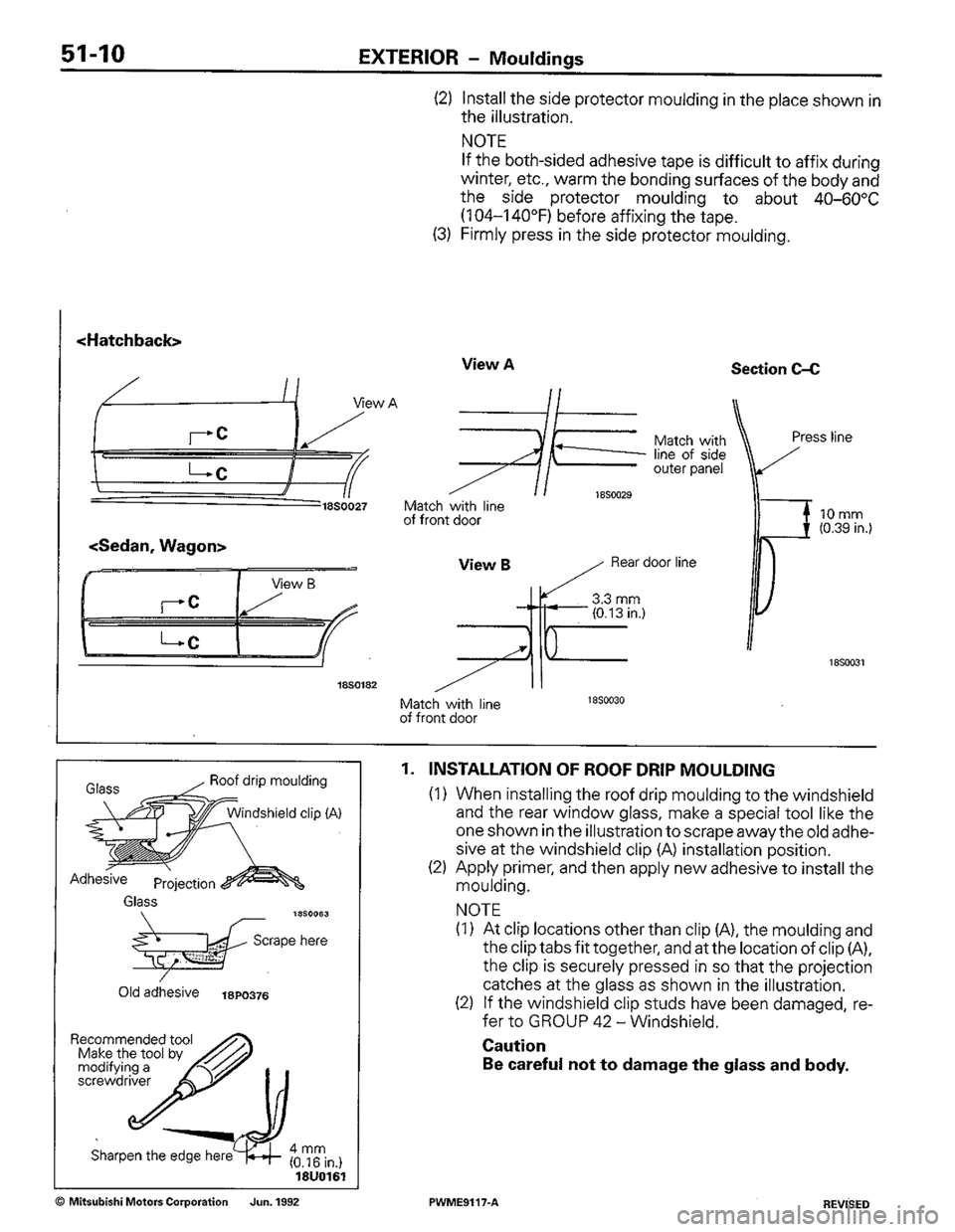 MITSUBISHI COLT 1992 Workshop Manual MITSUBISHI COLT 1992 Workshop Manual