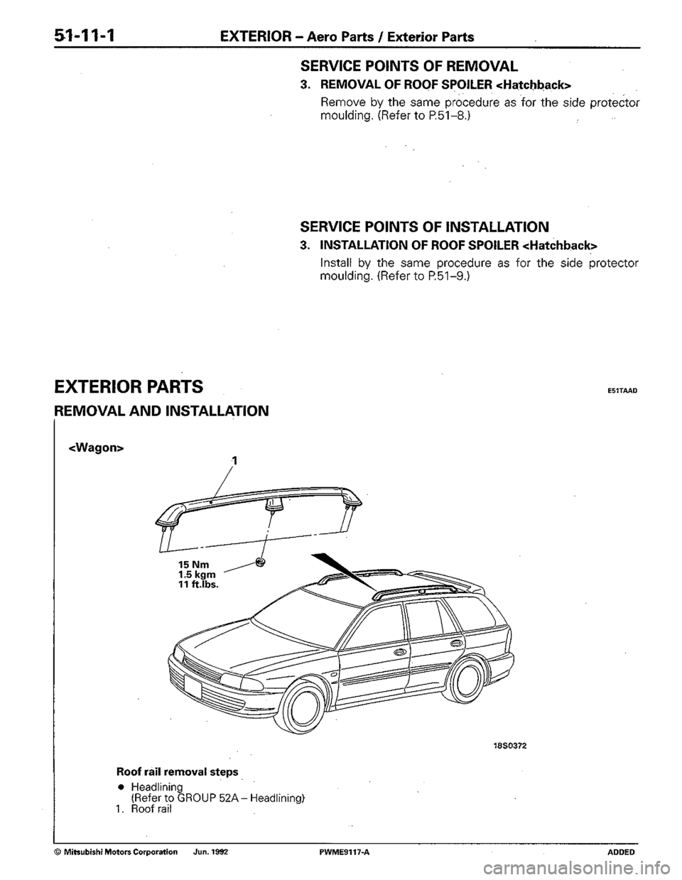 MITSUBISHI COLT 1992 Workshop Manual MITSUBISHI COLT 1992 Workshop Manual