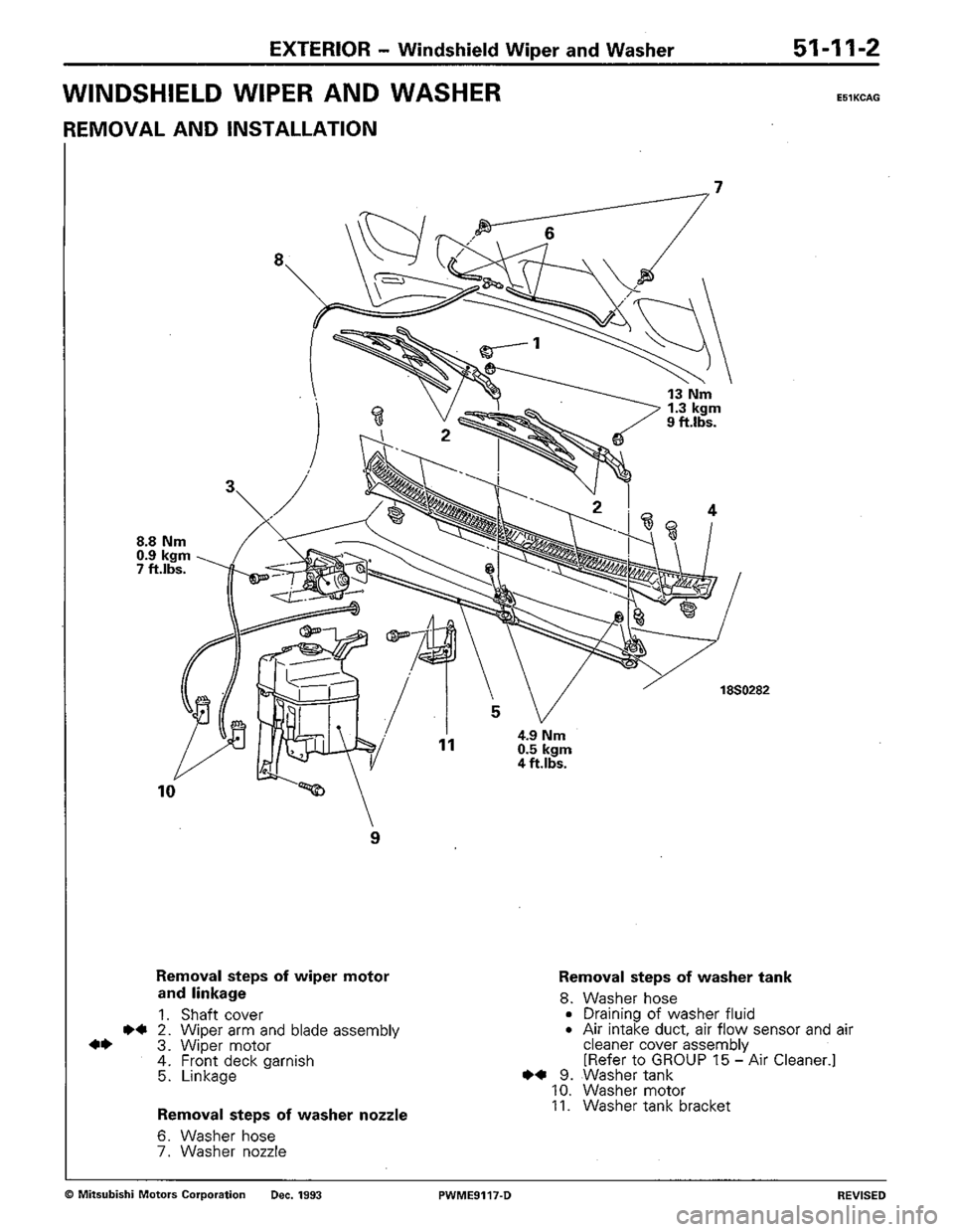 MITSUBISHI COLT 1992 Workshop Manual MITSUBISHI COLT 1992 Workshop Manual